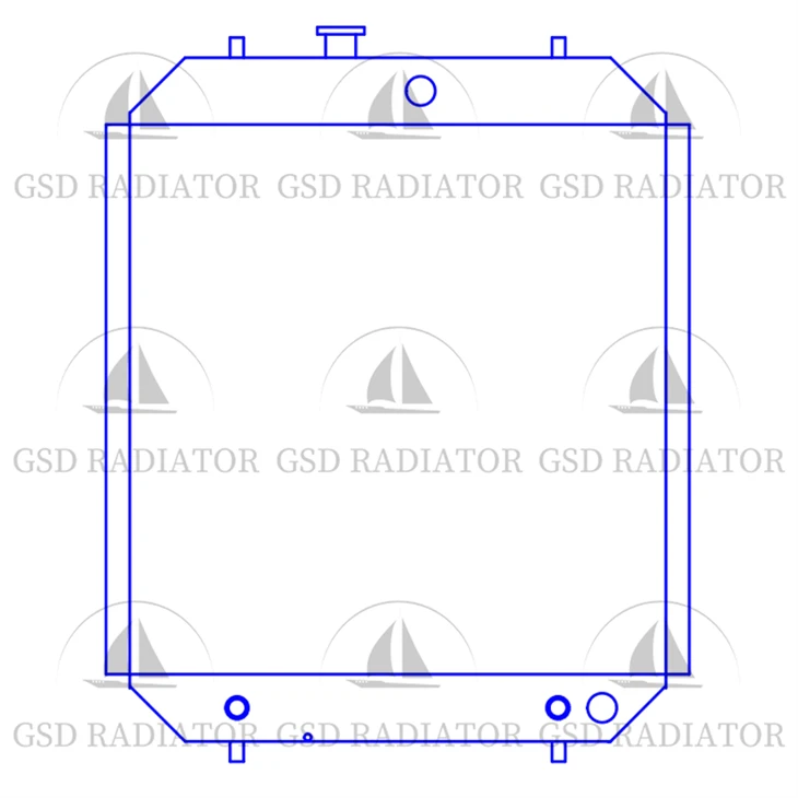 Chenggong zl50e -3-2 radiador de carregador